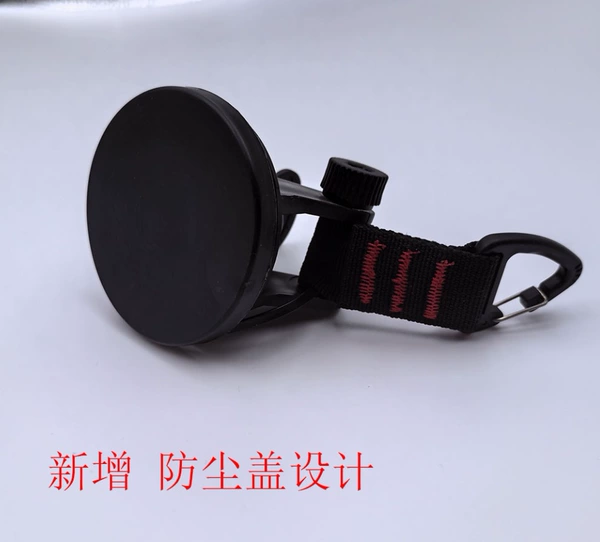 Triangular non-rotating suction cup with dust cover