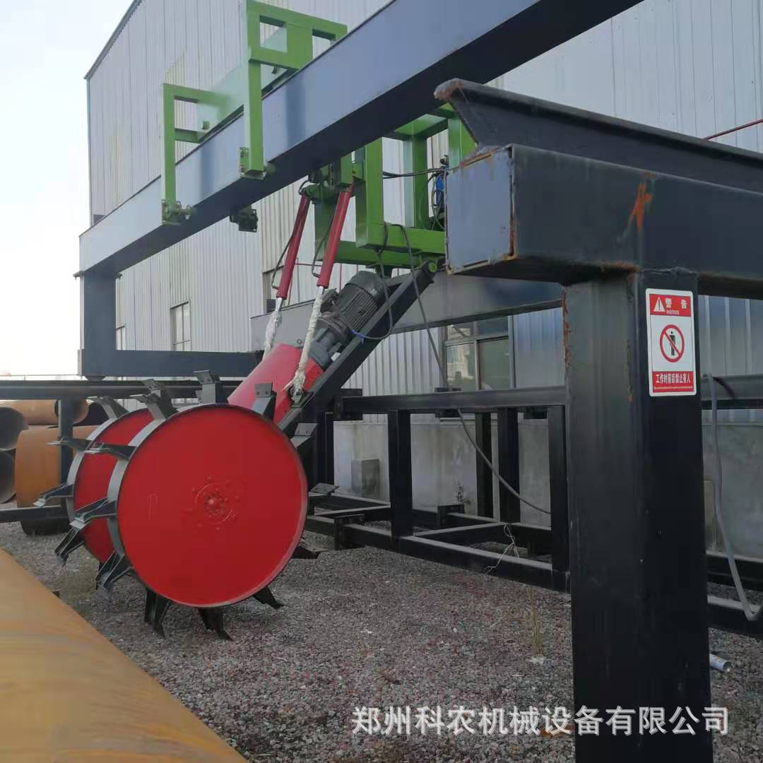 厂家  单轮盘翻堆机 羊粪有机肥双轮盘液压翻抛机