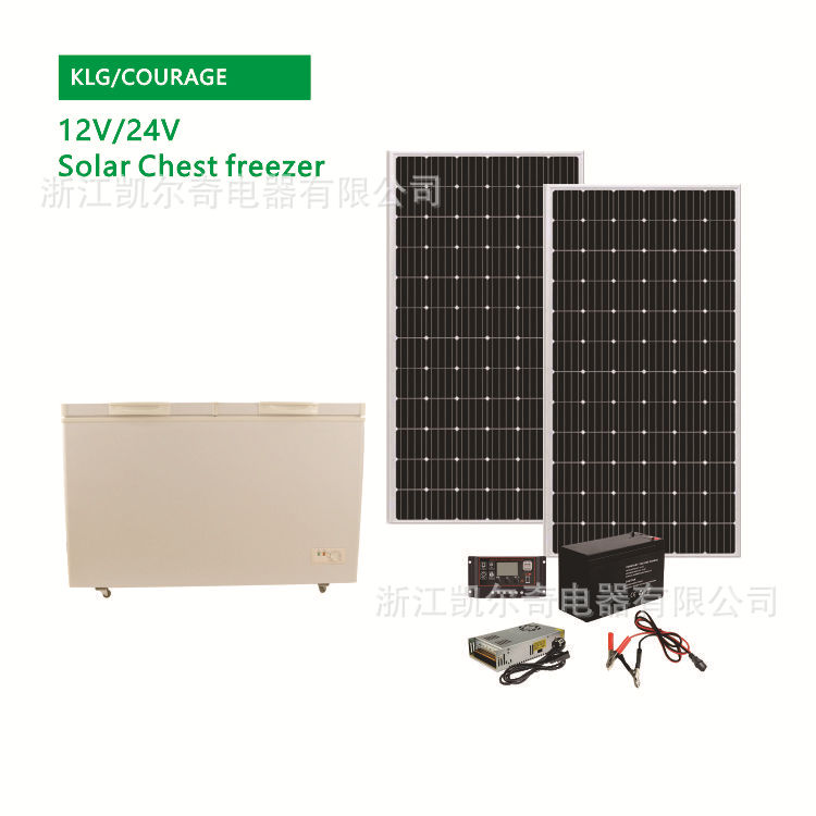 Solar Freezer  358L 顶开门冰柜 卧式冷柜 商用冷冻柜大冰柜