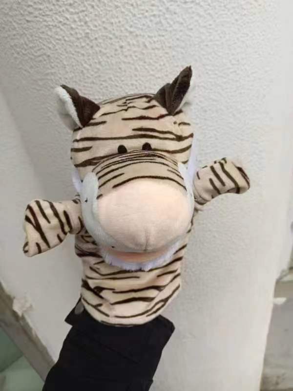 Fabricante animal Lobo conejo mono cocodrilo boca abierta padre-hijo interactivo dedo jugando marioneta jardín de infantes narración de historias