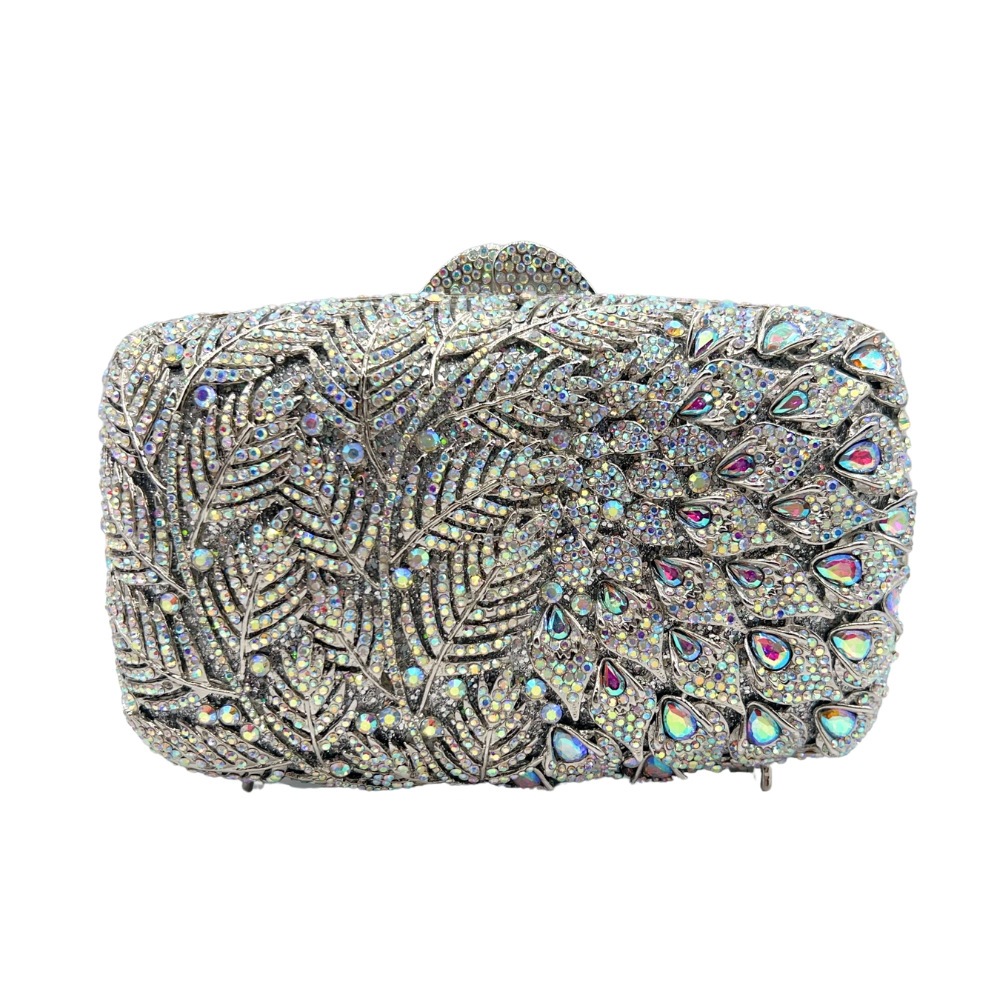 Europa y los Estados Unidos de nuevo coco de diamantes de agua de mano bolsas de banquete de diamantes bolsas de banquete de diamantes Crystal Clutch
