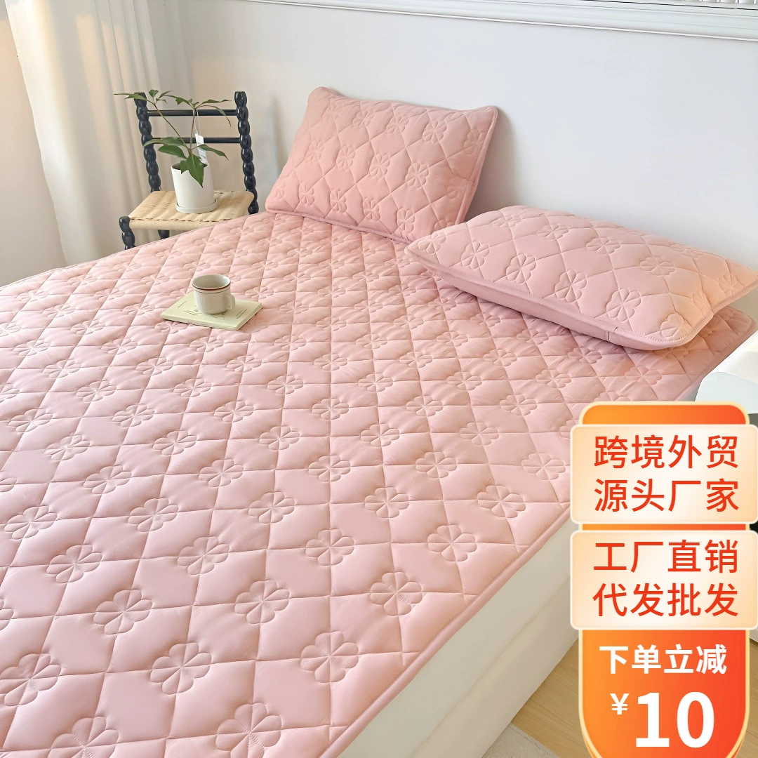 Новый антибактериальный матрас из сои, мягкая подушка, нескользящий студенческий мягкий матрас, четыре сезона, зеленая серия