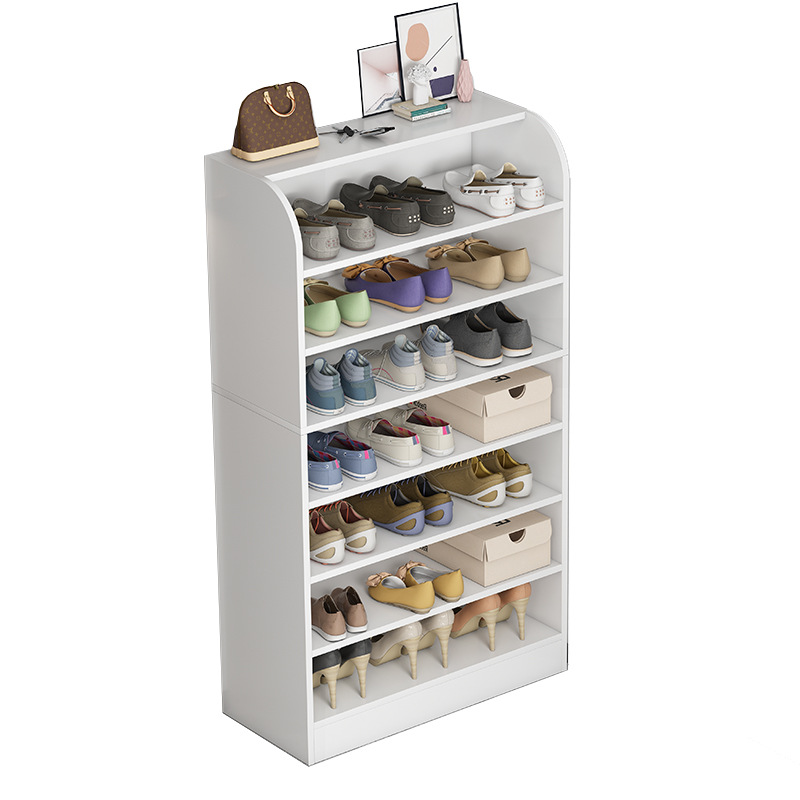 Zapatero simple hogar pequeño mini ahorro de espacio sala de estar estante de almacenamiento puerta esquina gran capacidad estrecho vertical zapato rack