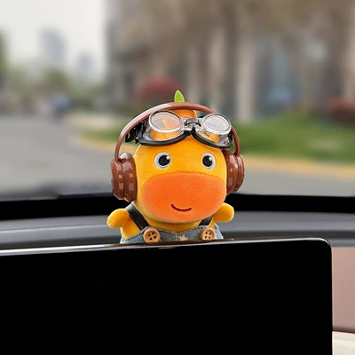 Capybara Lulu Car Ornament, Car ornaments - authentic-overalls-lulu