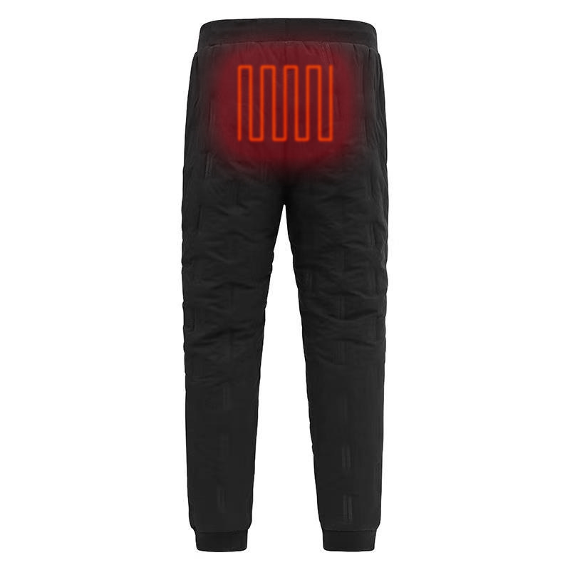 Transfronterizo inteligente doble zona de control 9 chaleco de calefacción zona 3 pantalones de calefacción traje de chaleco de invierno de los hombres traje al por mayor