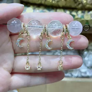 14K Gold-Filled High Color Retention Moon Star Lift Bead Crystal DIY Accessories Bracelet Bracelet Beaded Accessories