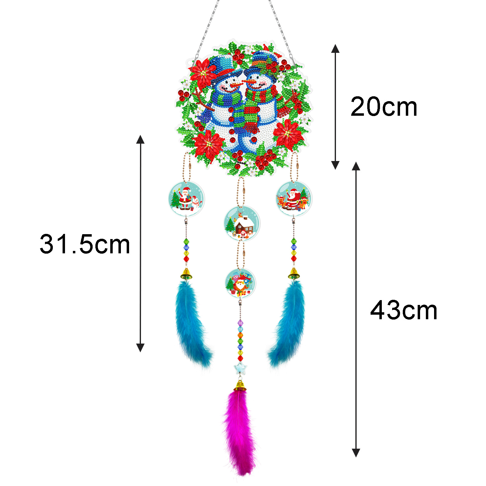 Accesorios para pintura de diamantes, atrapasueños DIY, manualidades de pintura de diamantes 5D, pintura decorativa para sala de estar, bordado con pegatinas de diamantes