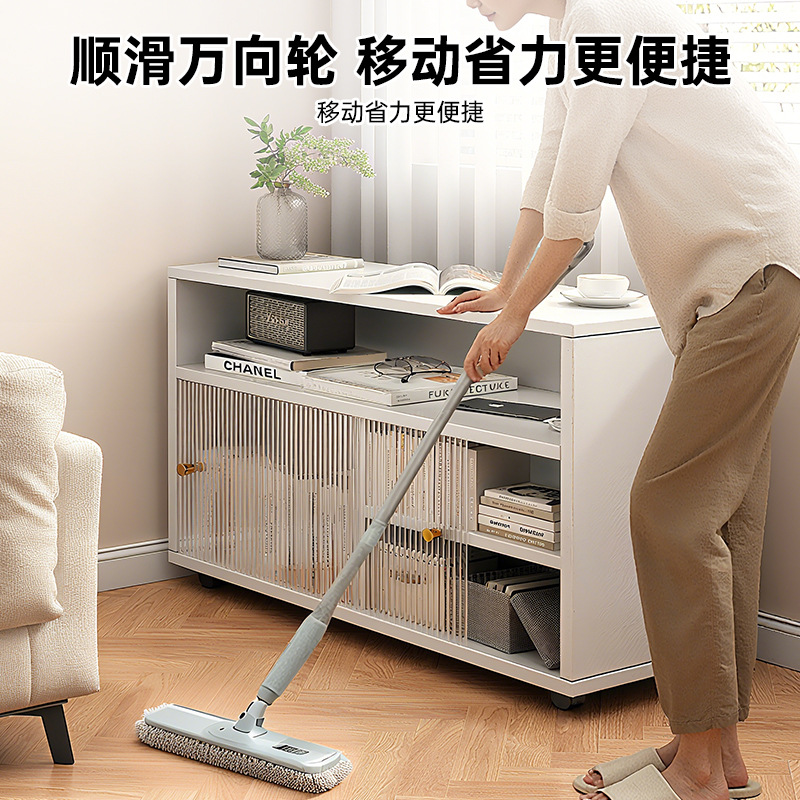 Armario de almacenamiento multicapa sala de estar dormitorio armario de almacenamiento de suelo armario de té doméstico contra la pared balcón armario de hendidura estrecha móvil