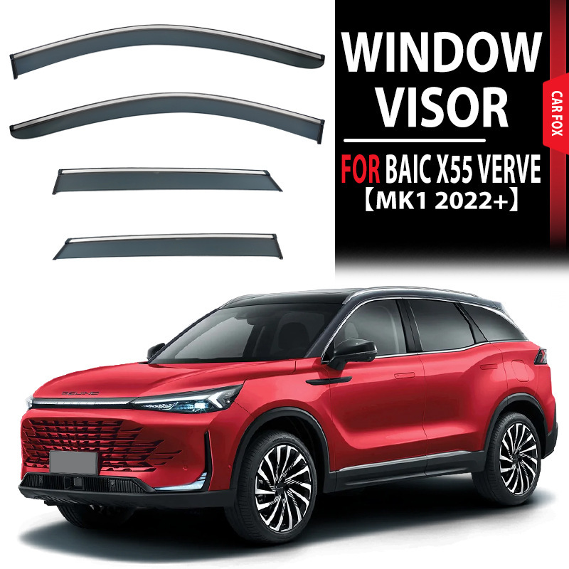 Baic X55 üçün pəncərə visoru - yağış və günəş qoruyucusu