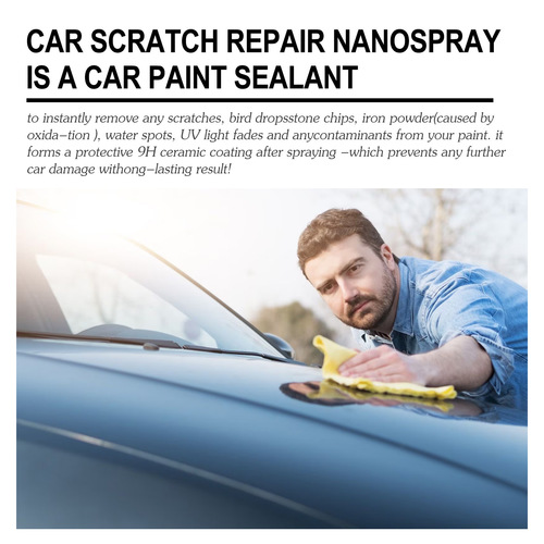 Rayhong Car Coating Agent, Vehicle Paint Nano Coating Crystal Liquid Spray, Car Surface Water Repellent Wax Water