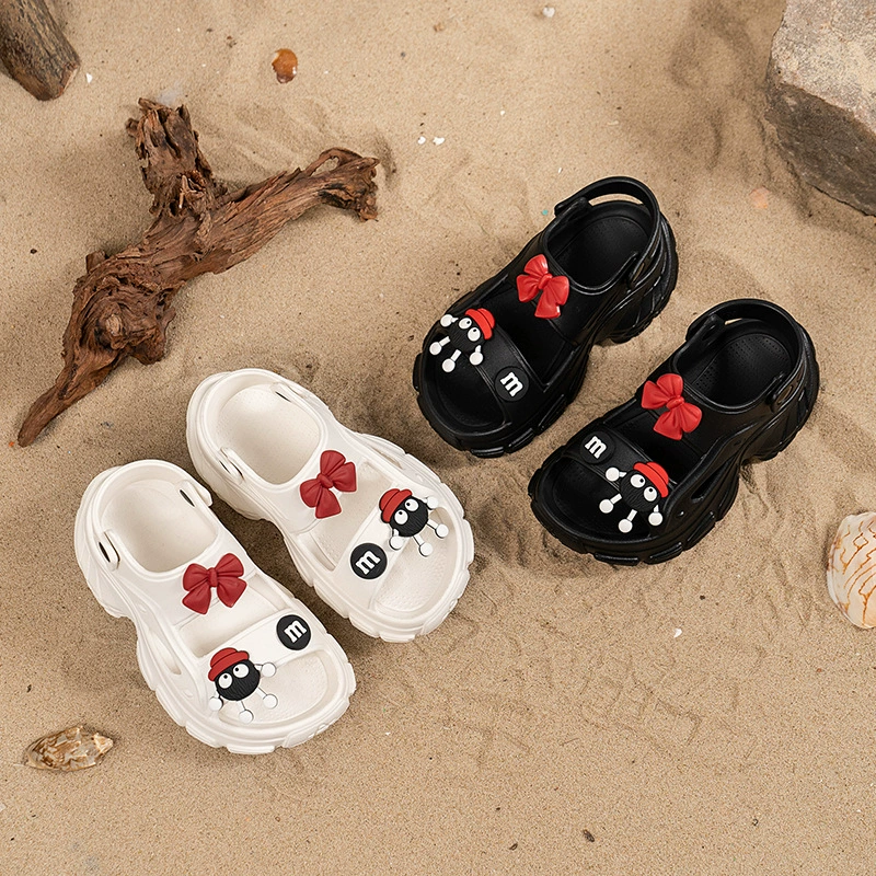 Счастливая Мэри Детская обувь Детские сандалии с пальцами 2025 новая мода CUHK Детские сандалии для девочек Пляжная обувь