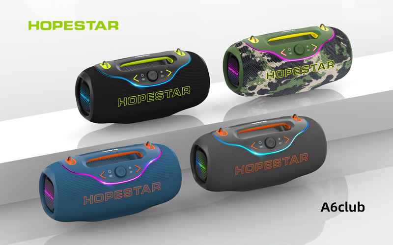 跨境hopestar低音炮大功率音响户外K歌带话筒电脑蓝牙大音箱|undefined