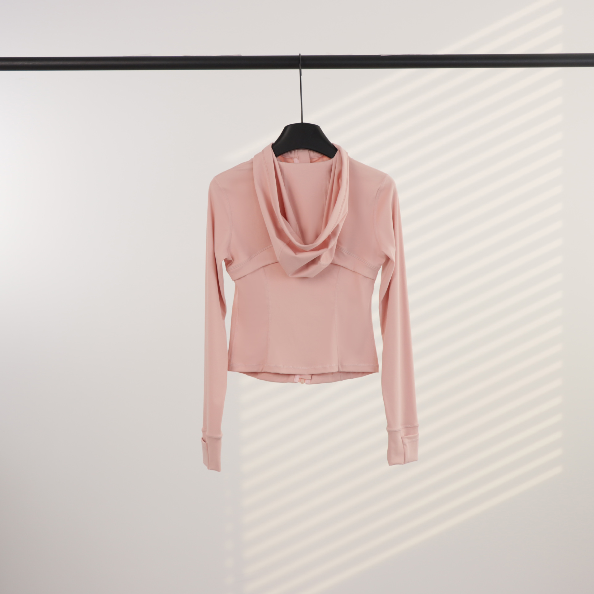 Women's Lightweight Hooded Zip-Up Jacket For Running, Yoga & Gym - Slim Fit Breathable Athletic Top With Moisture-Wicking Fabric​_ecoleips.com