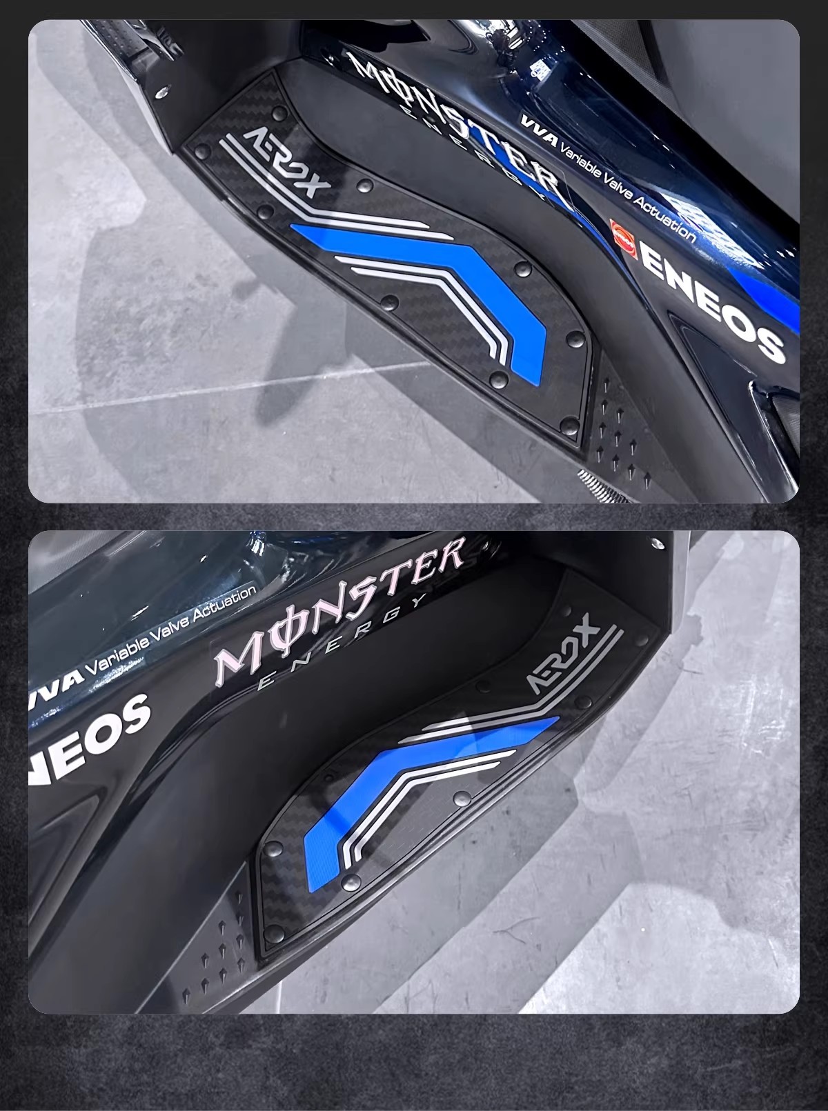 Suitable for Yamaha Nvx155 Aerox Foot Pads, Motorcycle-Specific Foot Pads, Anti-Slip Pedal Pads, Modified Accessories