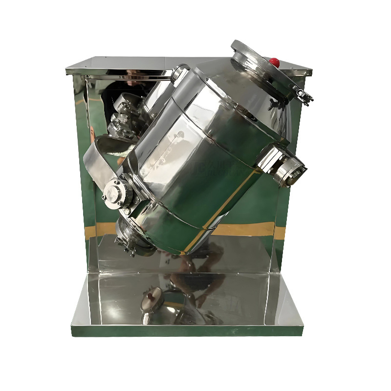 Mezclador de celulosa de alimentos Mezclador de movimiento tridimensional de cáscara química Mezclador tridimensional de huevo y flor de medicina image 6