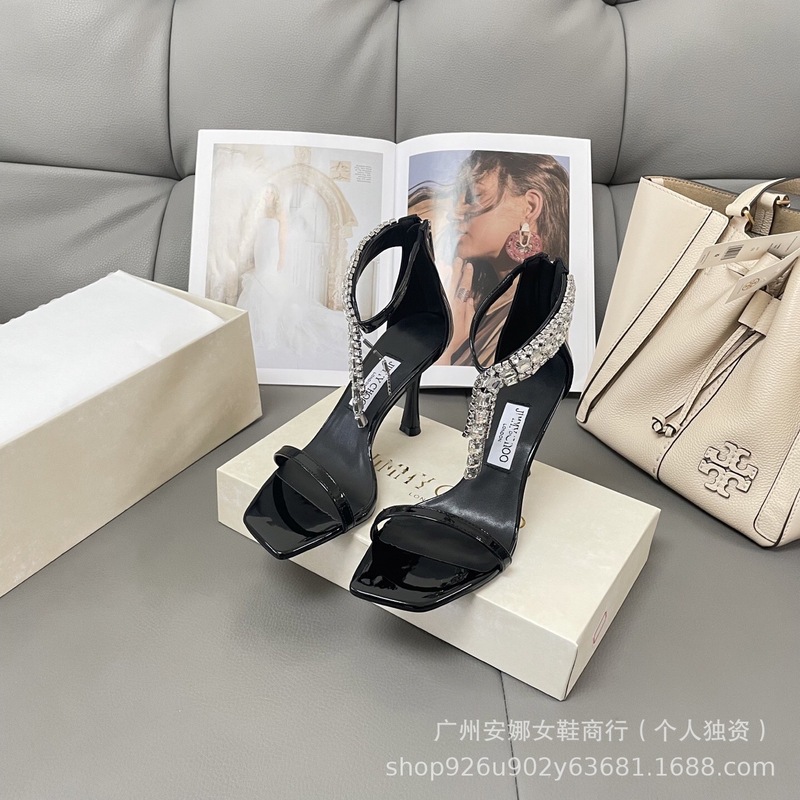 高版本jc气质高跟鞋女2025新款时尚尖头亮片单鞋通勤细跟高跟鞋女|undefined
