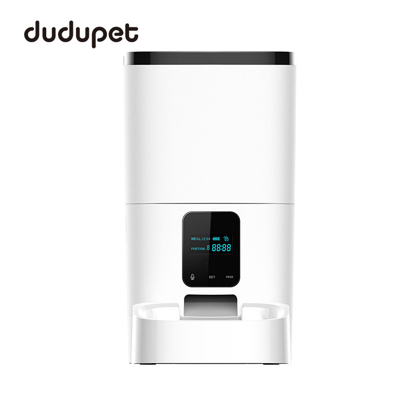 Automatic Cross-Border Supply Pet Feeder with Smart Keys and Timer, 6L Large Capacity for Cats and Small Dogs