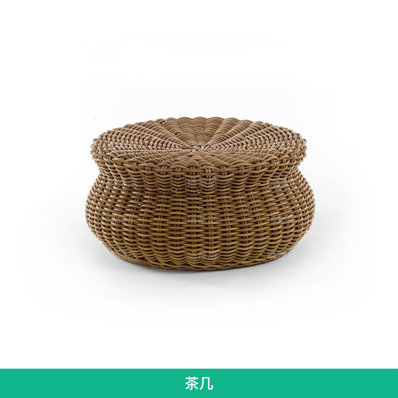 Conjunto de muebles de exterior de ratán para villa, patio, terraza, jardín, protección solar, sillón de aluminio para descanso al aire libre. image 11