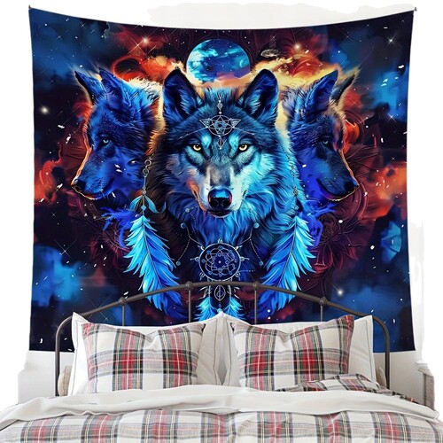 Room decoration tapestry bed headboard arrangement fabric wall background cloth Instagram style wall coverings