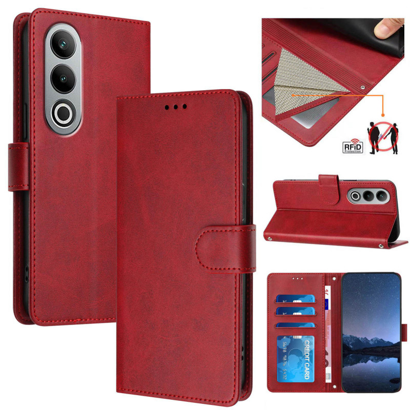 Suitable for Samsung S26 Ultra Business Solid Color Wagner Phone Leather Case S25 Fe Flip Cover with Card Slot Anti-Theft Swipe Protection