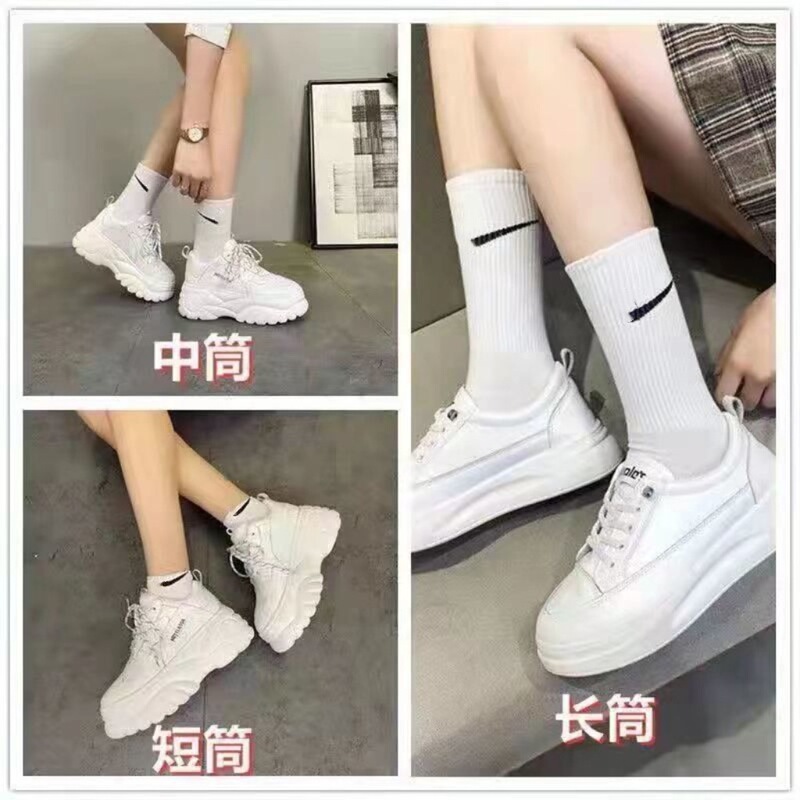 Suwan Nike Socks for Women, Trendy Socks, Cotton Socks for Men and Women, Sweat-Absorbent, Breathable, Versatile Sports Socks Suwan Nike Socks for Women, Trendy Socks, Cotton Socks for Men and Women, Sweat-Absorbent, Breathable, Versatile Sports Socks