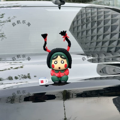 Car ornaments — flower crayon small new car
