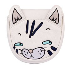 工厂新款半圆形猫咪推杆套 高尔夫推杆保护套 高尔夫球杆头套