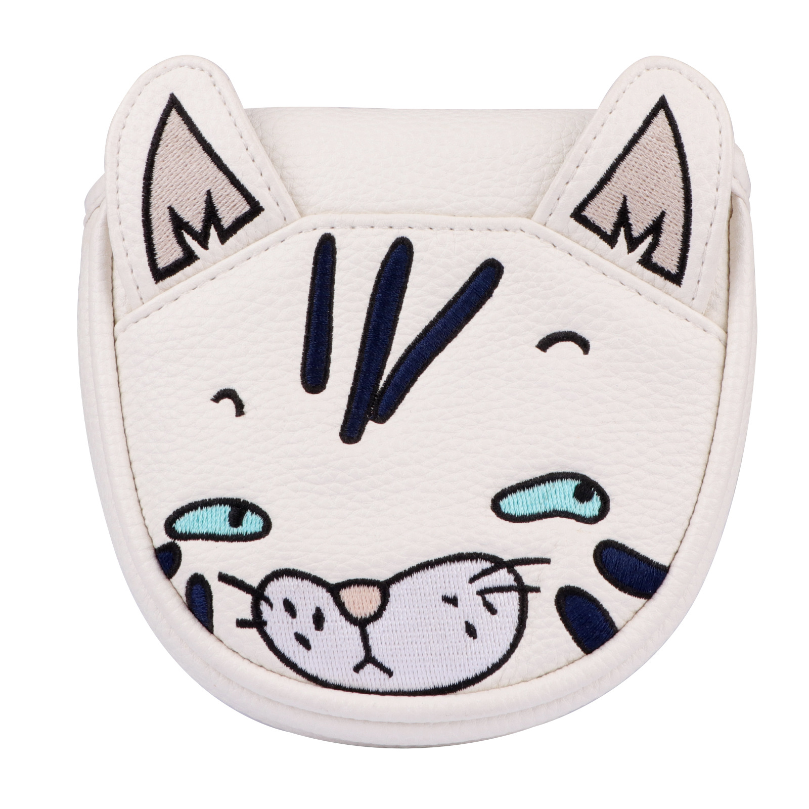 工厂新款半圆形猫咪推杆套 高尔夫推杆保护套 高尔夫球杆头套