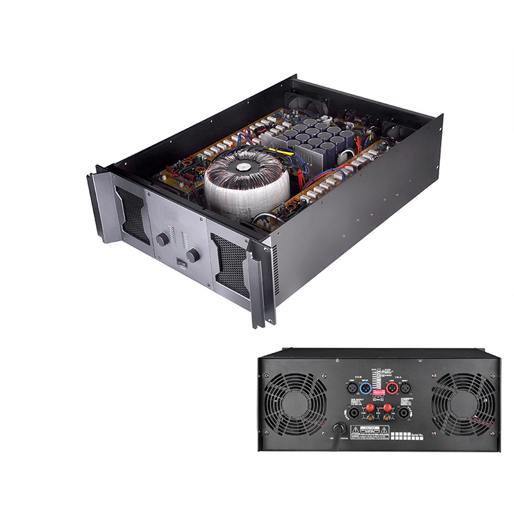 TD-2600 专业大功率4U两通道功放2600W舞台power amplifier
