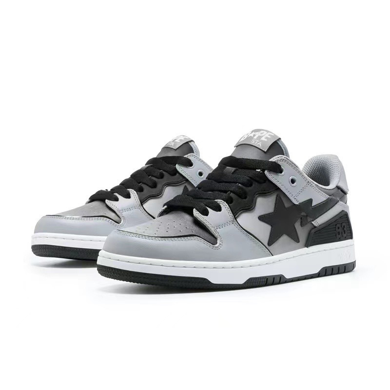 BAPESTA SK8 COURT DUNK シューズ バイブ メテオ ファン ブラック グリーン ロートップ カジュアル スニーカー 紳士靴|undefined
