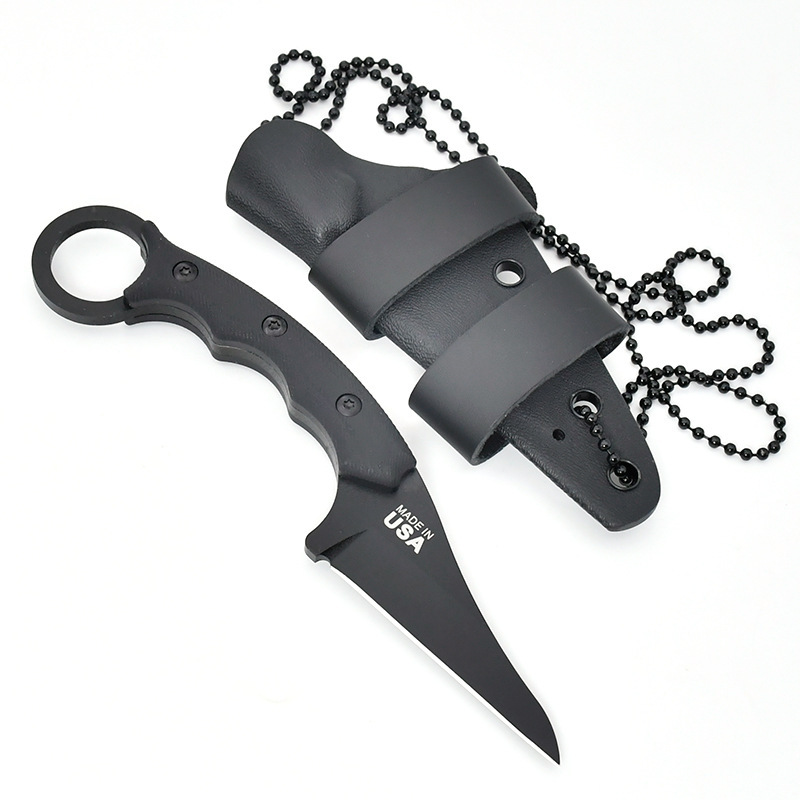 新款托普斯户外野营刀高硬度G10柄战术刀登山必备便携小刀爪子刀