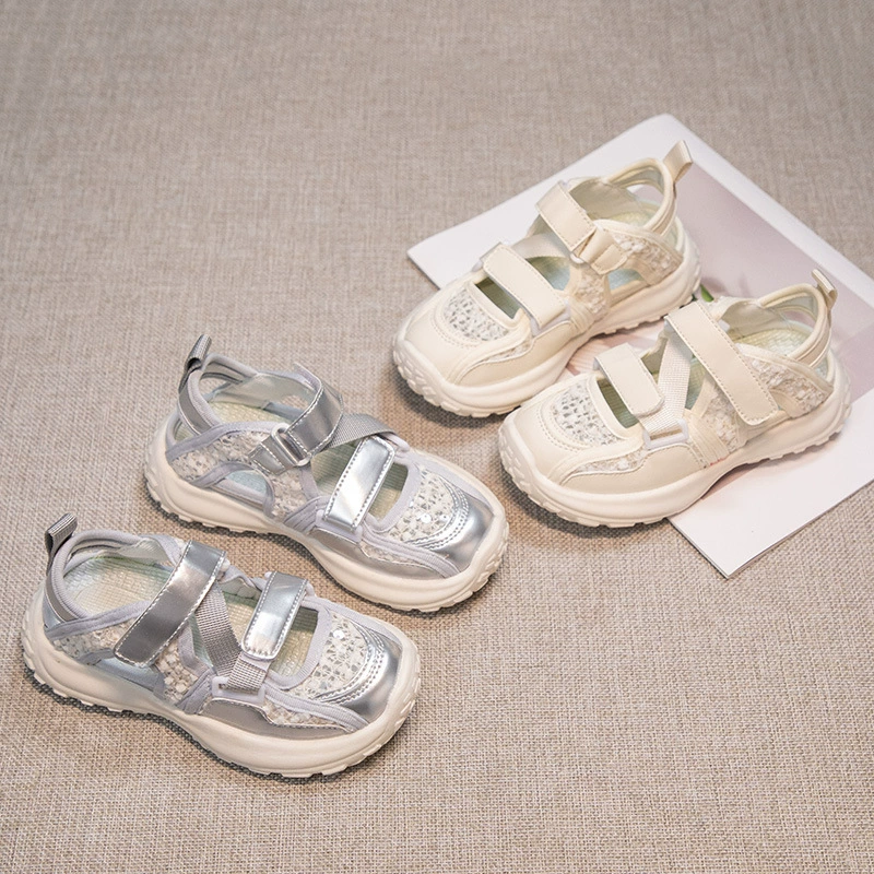 Повседневная обувь 2025 новые детские сандалии