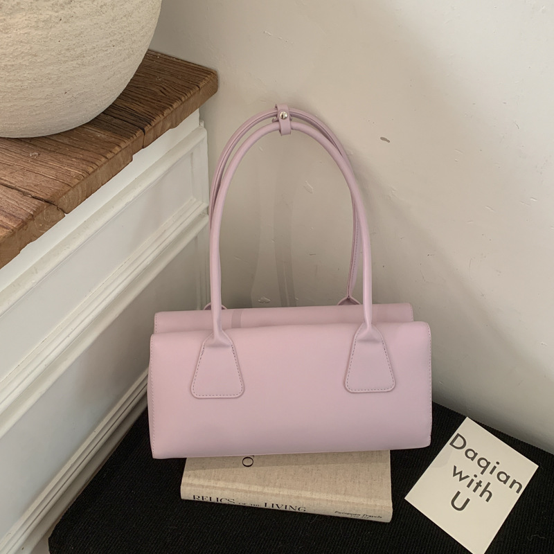 Bolsa de almohada fresca retro de gran capacidad, bolso de hombro de moda extranjera, textura coreana, bolso de moda diaria.