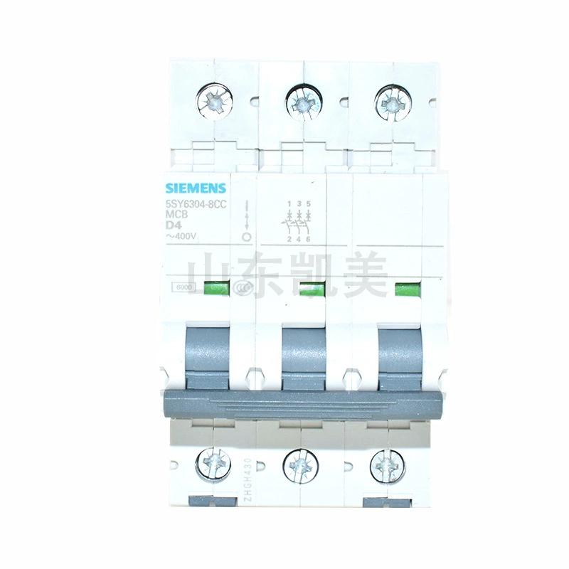 MCB Siemens micro circuit breaker 5SY63048CC 5SY6 3P D type 4A 6KA трехфазный воздушный автомат