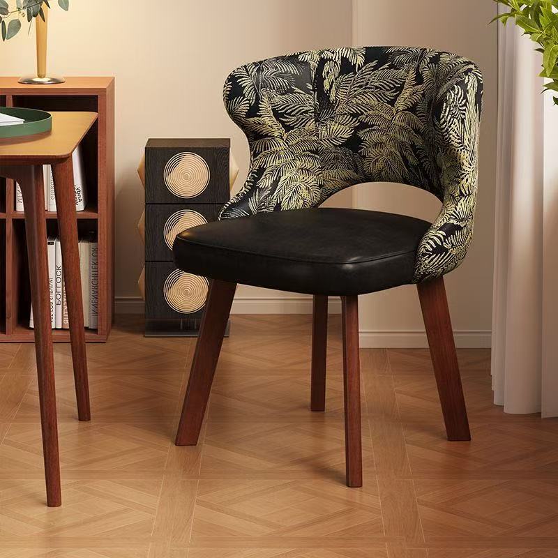 Solid Wood Dining Chair, Long-Sitting Computer Chair, Study Room Swivel Chair with Backrest, Desk Chair, Bedroom Vanity Chair, Swivel Dining Chair Solid Wood Dining Chair, Long-Sitting Computer Chair, Study Room Swivel Chair with Backrest, Desk Chair, Bedroom Vanity Chair, Swivel Dining Chair