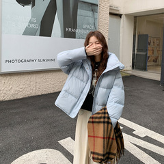 冬季跨境泡芙棉服棉女短款新款时尚宽松面包服棉袄外套潮