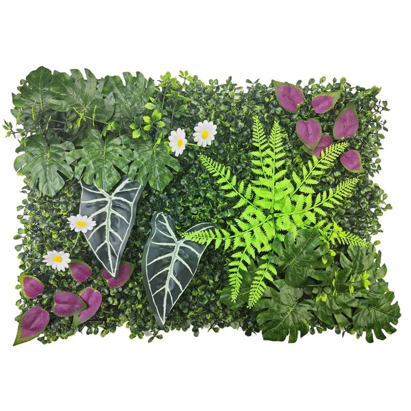 人造植物墙仿真立体绿植墙面挂式塑料假草坪门头阳台室内外装饰|undefined