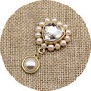 Metal crystal from pearl, decorations, bag, pendant, 14mm