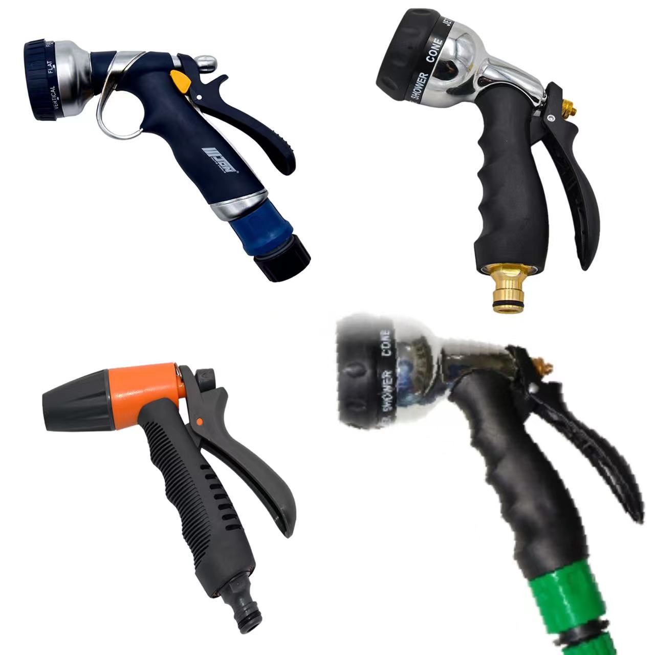 强生锌合金花洒水枪汽车喷水枪别墅花园喷水枪洗车水枪水鼓喷头批