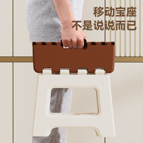 Folding stool for fishing, outdoor camping, portable, home use, stall chair, plastic foldable stool, wholesale