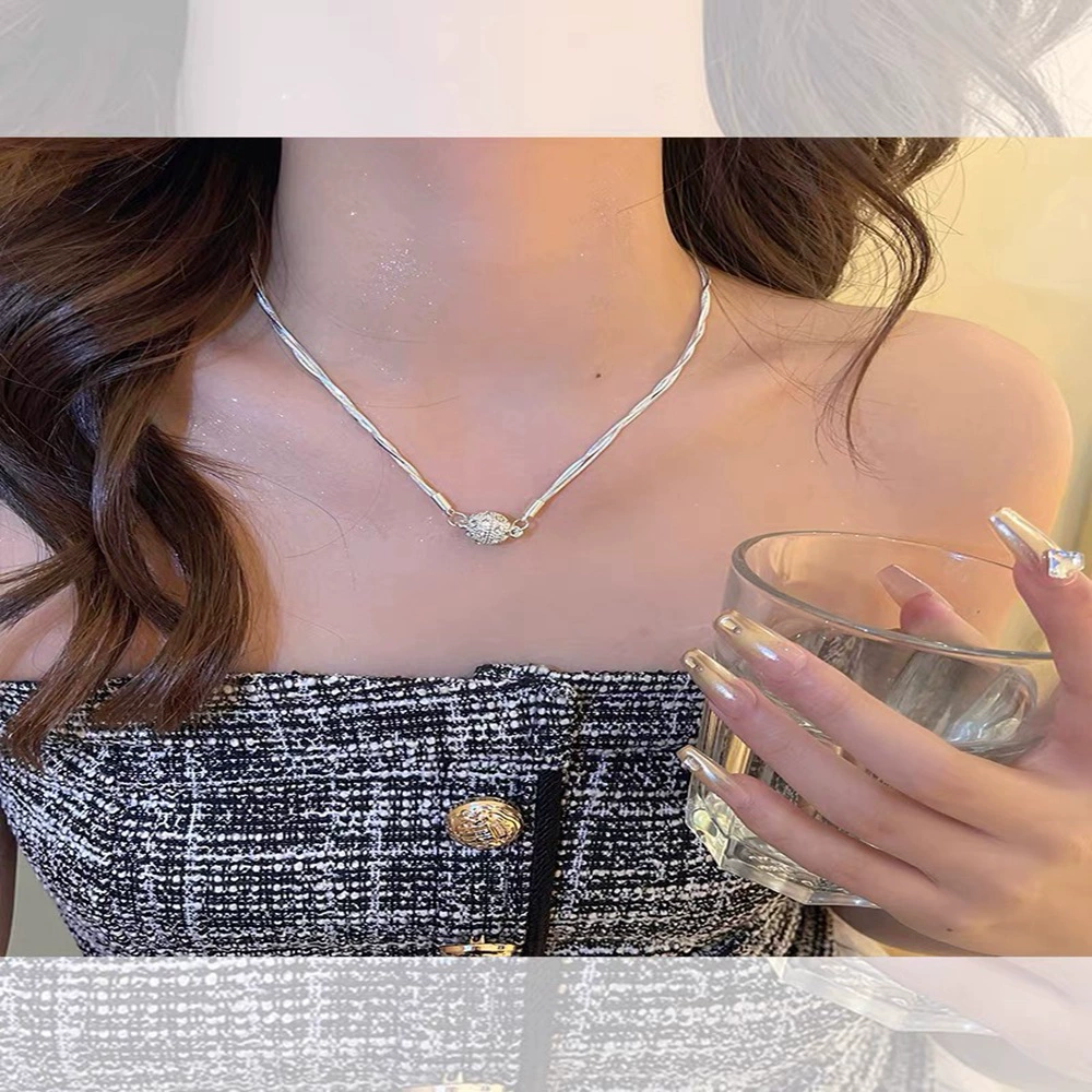 Small design necklace, chain for key bag , light luxury style, 2023 collection, internet celebrity