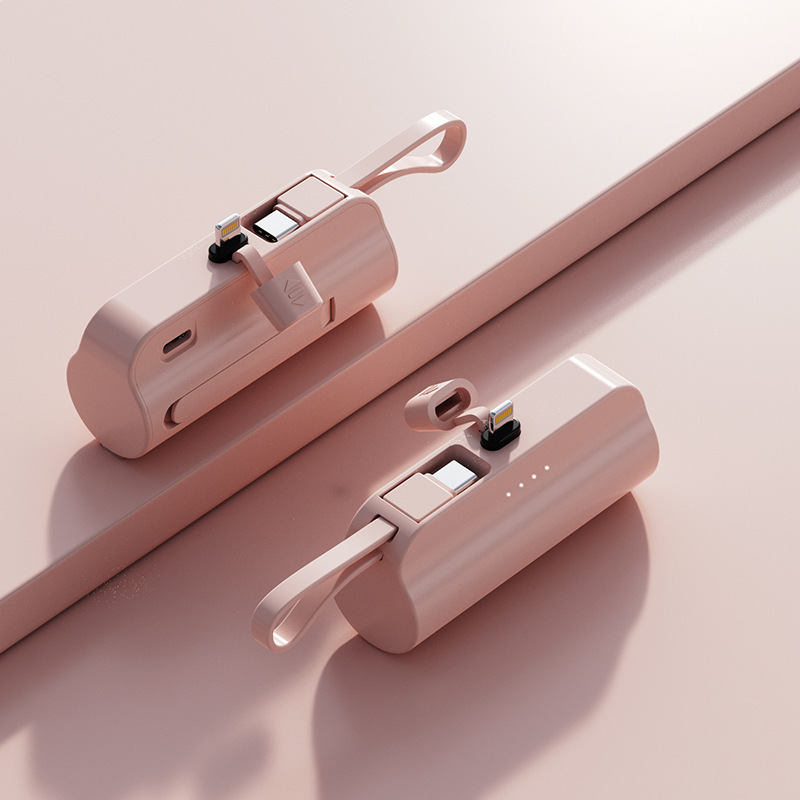 新しい卸売クロスボーダーポケット緊急ミニポータブルカプセル充電宝物ギフト 5000 mAh モバイル電源|undefined