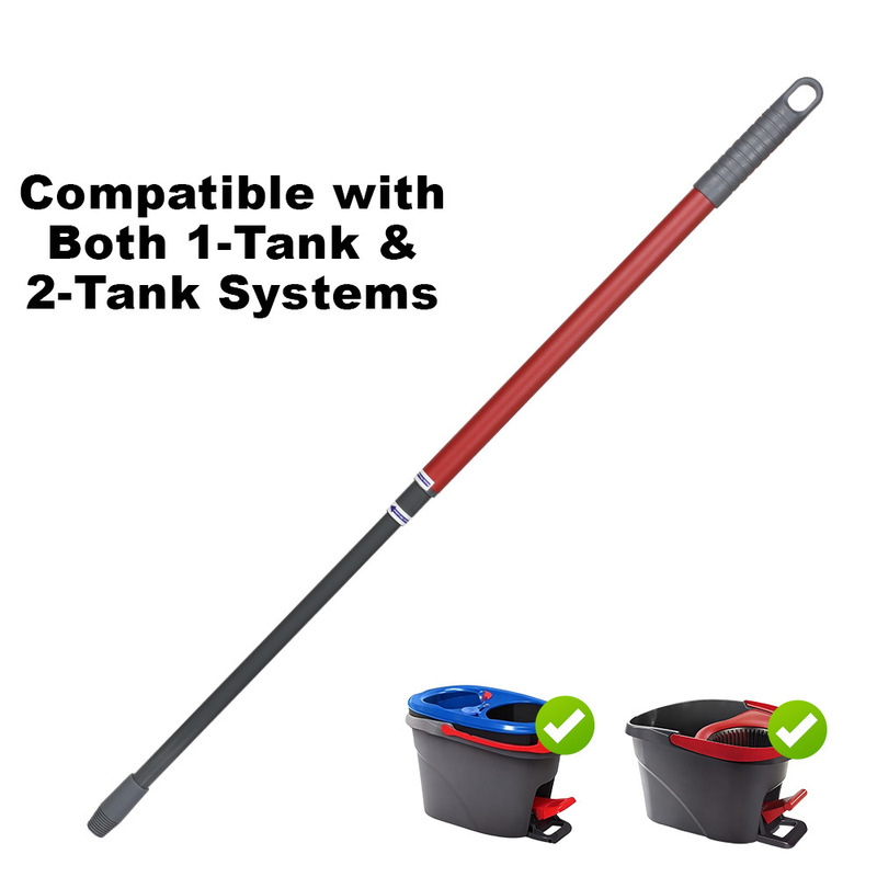 Compatible with O-Cedar/Vileda Mop Heads, Telescopic Pole Mop Accessories, Triangular Mop Heads