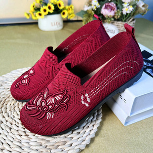 Shoes Women's Shoes Versatile Spring Mesh Breathable Casual Shoes Polyurethane Lightweight Soft Sole Not Tiring Feet Mom Shoes Dropshipping