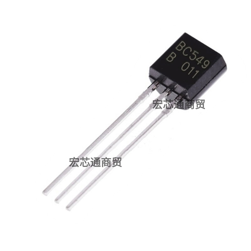国产全新 BC549 直插TO-92 晶体管 0.1A/30V NPN三极管 BC549B