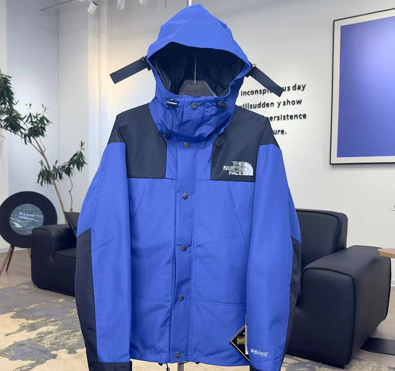 外贸1990冲锋衣男女美版北家登山服三合一户外防风情侣外套连帽|undefined