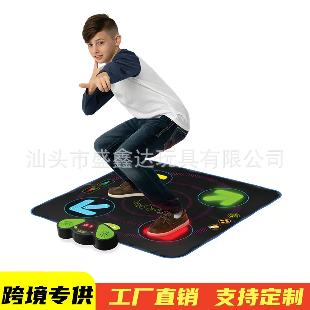 跨境亚马逊儿童音乐跳舞毯音乐游戏垫感统学习训练器跳跃健身毯