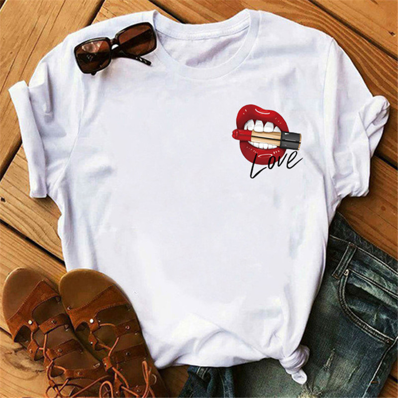 B6 2024 Three Bears Printed T-shirt for Female Students Loose and Slim Girl Women's Trendy Large_voghion.com