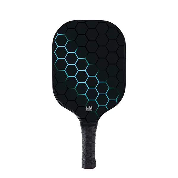 Exclusive for cross-border sales: Fiberglass pickleball paddle with PP honeycomb core for beginners, training, entertainment, and competition