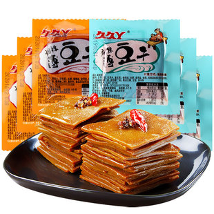 Jiujiu ya sweet and spicy dried bean curd 500g spicy bean products snacks snacks dried bean curd fragrant dried bean curd snack food